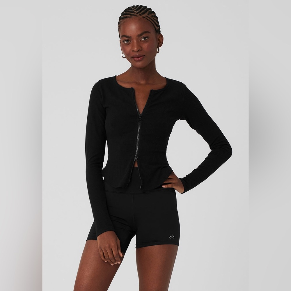 Alo Yoga Ribbed Stardust Jacket